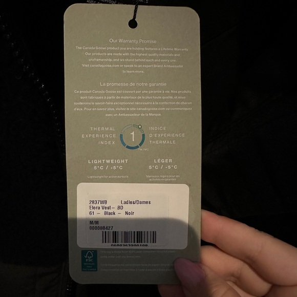 Canada Goose Black Sherpa Vest - Picture 5 of 7